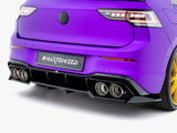 Rear Splitter (Vertical Bars) V.2 compatible with Volkswagen Golf R Mk8 / Mk8 Facelift
