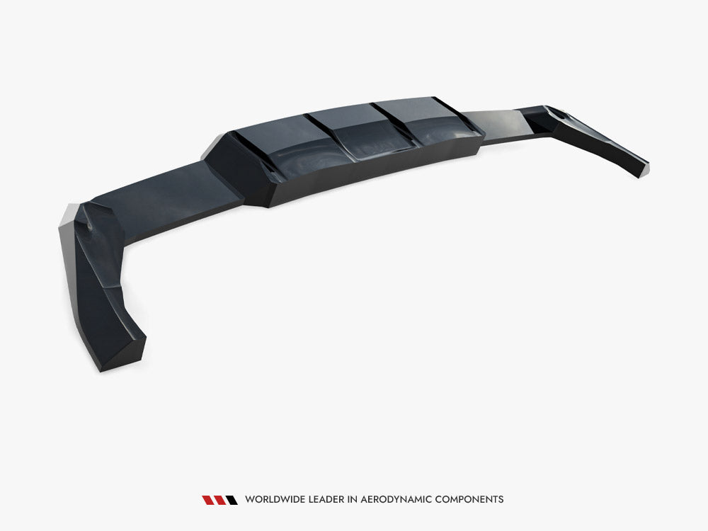 Rear Splitter (Vertical Bars) V.2 compatible with Volkswagen Golf R Mk8 / Mk8 Facelift
