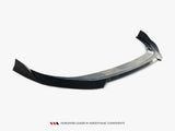 Front Splitter V.4 compatible with Volkswagen Golf R Mk8 Facelift
