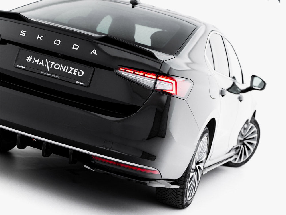 Rear Side Splitters V.1 compatible with Skoda Superb Mk4