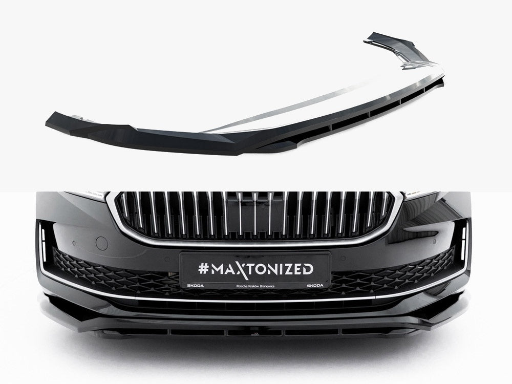 Front Splitter V.1 compatible with Skoda Superb Mk4