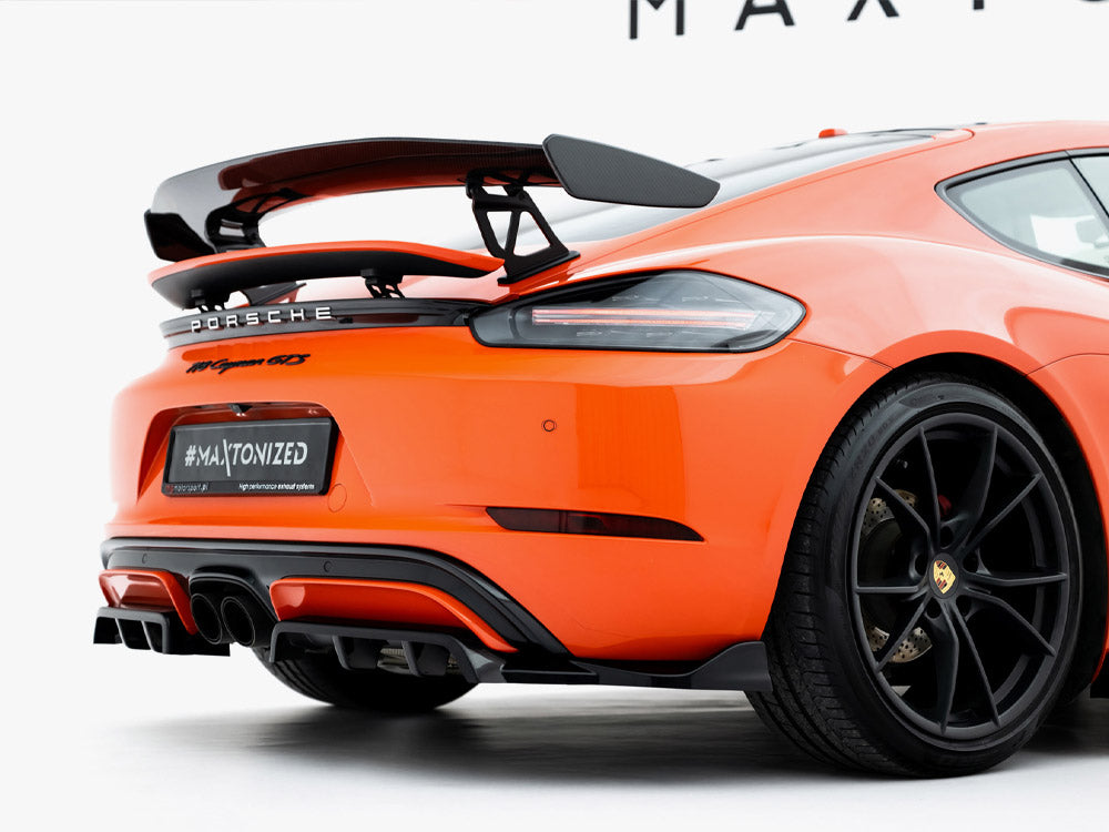 Rear Splitter (Vertical Bars) compatible with Porsche 718 Cayman GTS 982c
