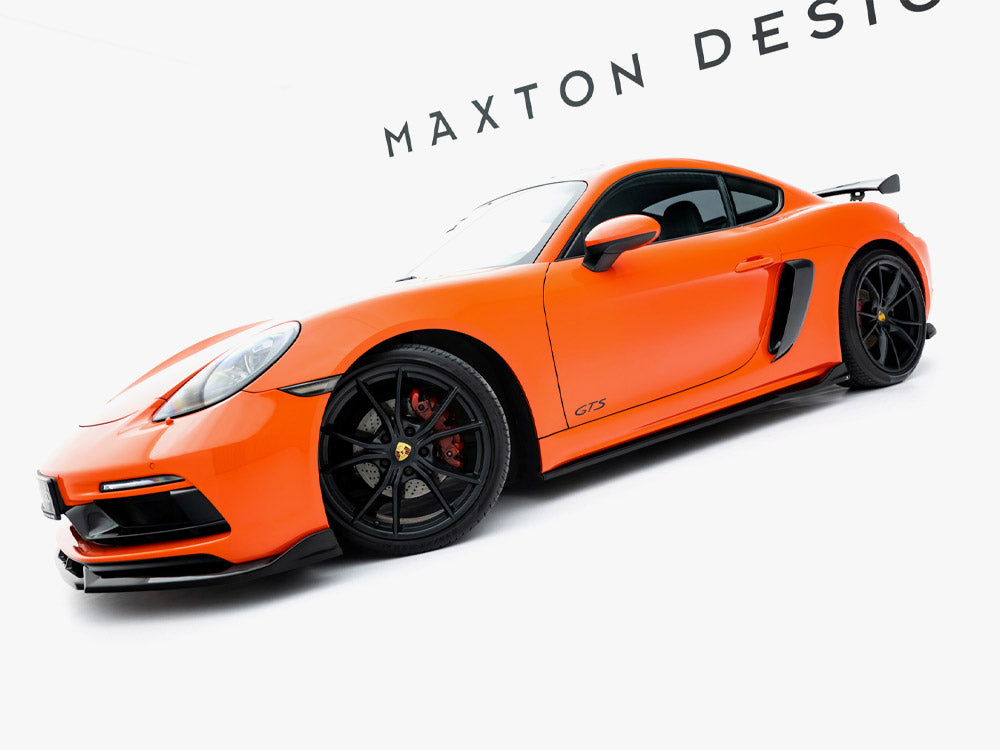 Side Skirt Diffusers V.2 compatible with Porsche 718 Cayman GTS 982c / 718 Boxster GTS 982