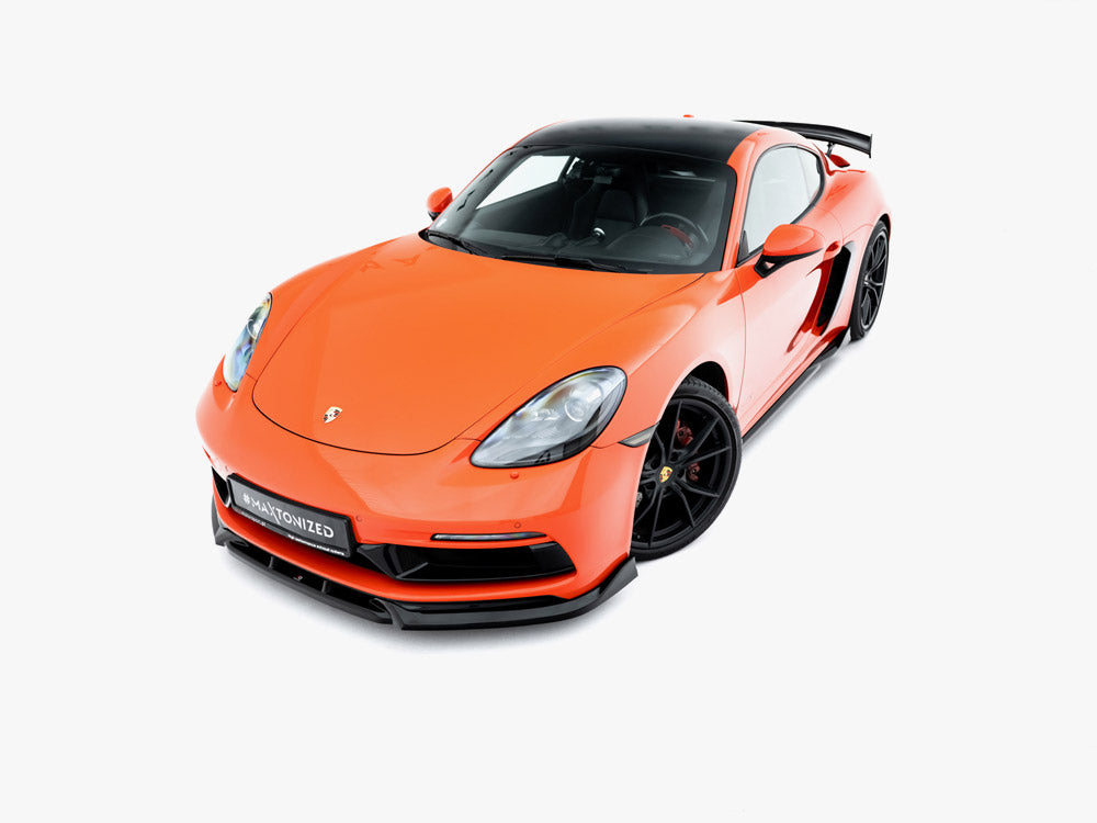 Front Splitter V.3 compatible with Porsche 718 Cayman GTS 982c / 718 Boxster GTS 982