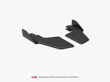 Street PRO Rear Side Splitters V.2 + Flaps compatible with Volkswagen Golf R Hatchback Mk8 / Mk8 Facelift
