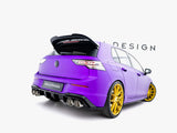 Street PRO Rear Side Splitters V.2 compatible with Volkswagen Golf R Hatchback Mk8 / Mk8 Facelift