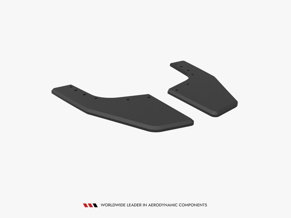Street PRO Rear Side Splitters V.2 compatible with Volkswagen Golf R Hatchback Mk8 / Mk8 Facelift