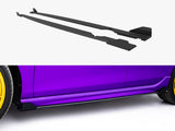 Street PRO Side Skirts Diffusers + Flaps compatible with Volkswagen Golf R Mk8 / Mk8 Facelift