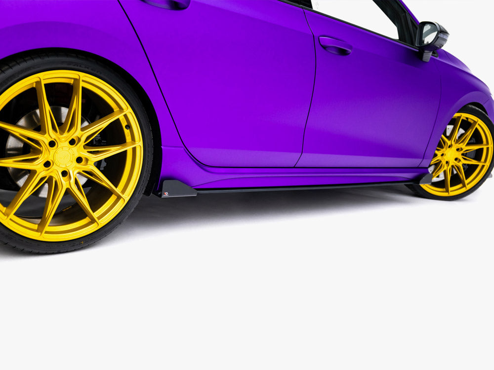 Street PRO Side Skirts Diffusers + Flaps compatible with Volkswagen Golf R Mk8 / Mk8 Facelift