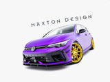 Street PRO Front Splitter compatible with Volkswagen Golf R Mk8 Facelift