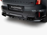 Rear Splitter (Vertical Bars) compatible with MINI Countryman JCW U25