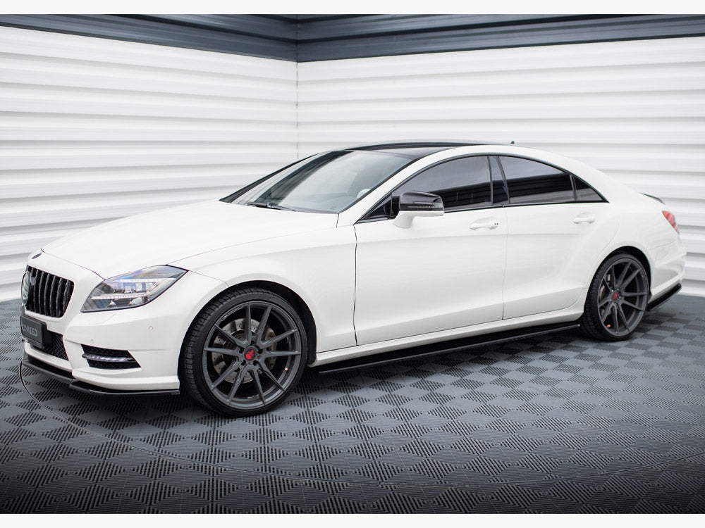 Side Skirts Diffusers compatible with Mercedes-Benz CLS AMG Line C218