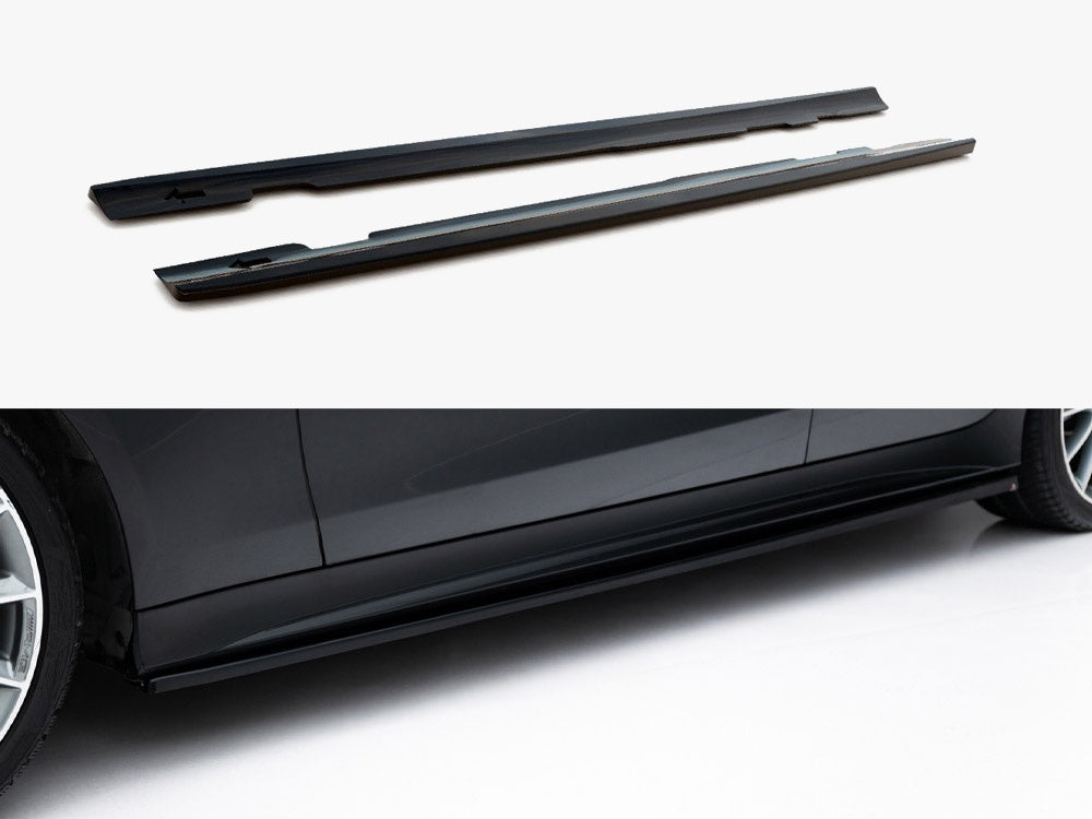 Side Skirts Diffusers compatible with Mercedes-Benz CLS AMG Line / 53AMG C257