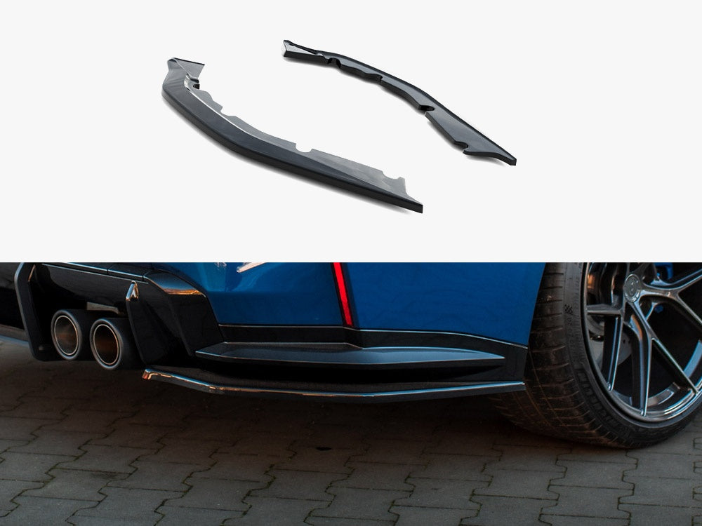 Rear Side Splitters V.2 compatible with BMW M4 G82 / G82 Facelift