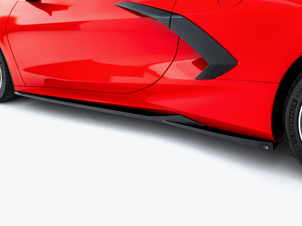 Side Skirts Diffusers compatible with Chevrolet Corvette C8