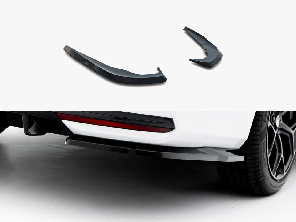 Rear Side Splitters compatible with Skoda Octavia Sportline Liftback / Estate Mk4 Facelift