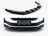 Front Splitter compatible with Skoda Octavia Sportline Liftback / Estate Mk4 Facelift