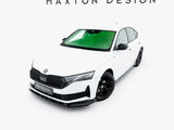 Front Splitter compatible with Skoda Octavia Sportline Liftback / Estate Mk4 Facelift