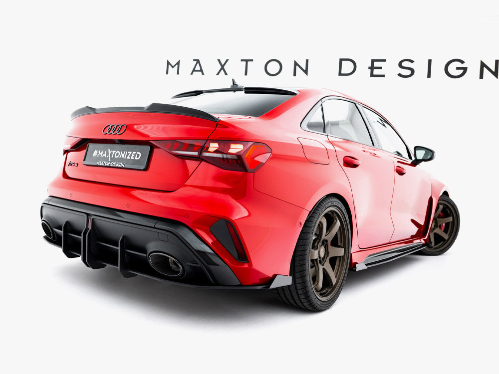 Street PRO Rear Diffuser + Flaps compatible with Audi RS 3 Sedan 8Y Facelift