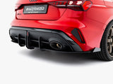 Street PRO Rear Diffuser + Flaps compatible with Audi RS 3 Sedan 8Y Facelift