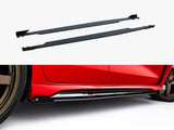 Street PRO Side Skirt Diffusers + Flaps compatible with Audi RS 3 Sedan 8Y Facelift
