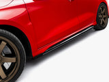 Street PRO Side Skirt Diffusers + Flaps compatible with Audi RS 3 Sedan 8Y Facelift
