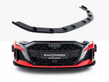Street PRO Front Splitter + Flaps compatible with Audi RS 3 Sedan 8Y Facelift