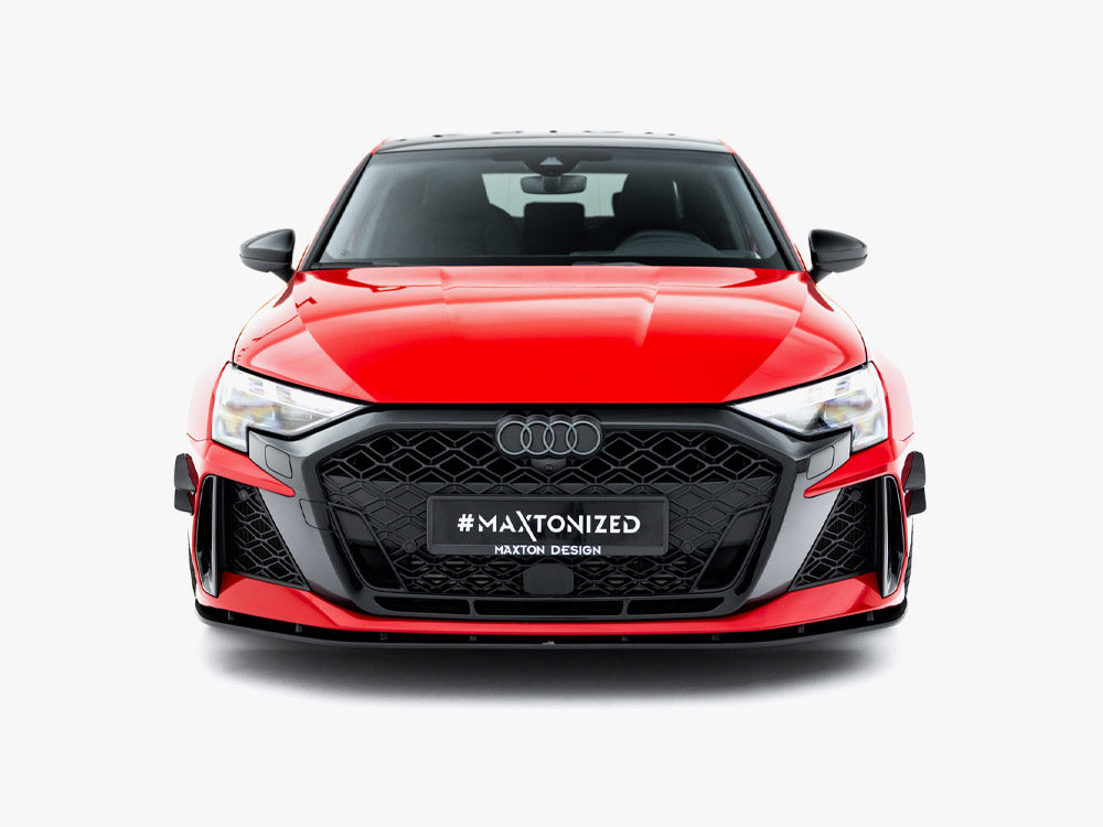 Street PRO Front Splitter compatible with Audi RS 3 Sedan 8Y Facelift