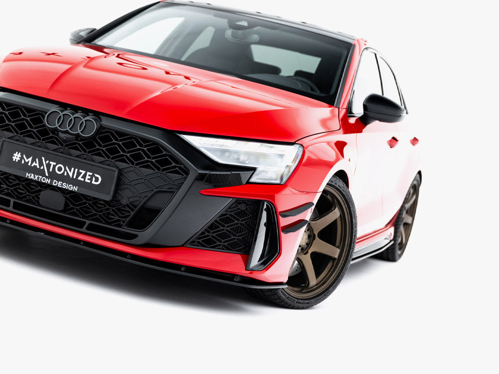 Street PRO Front Splitter compatible with Audi RS 3 Sedan 8Y Facelift