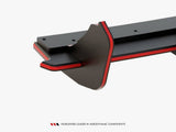 Street PRO Rear Diffuser V.2 compatible with Audi RS 3 8V Sportback - Red