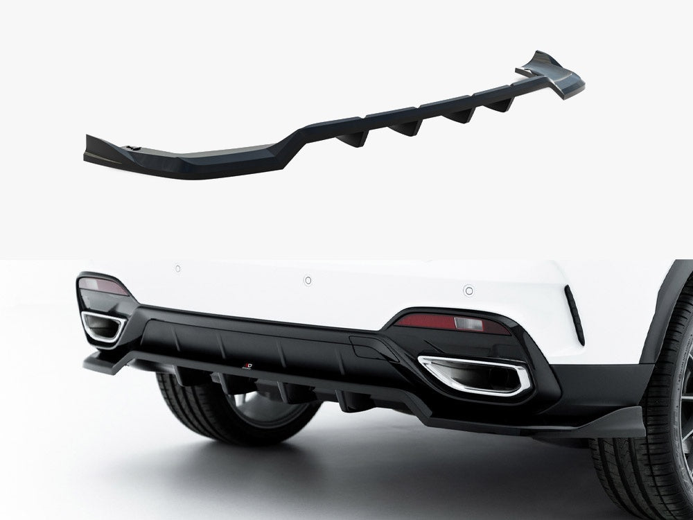 Rear Splitter (Vertical Bars) compatible with MG HS Mk1 Facelift