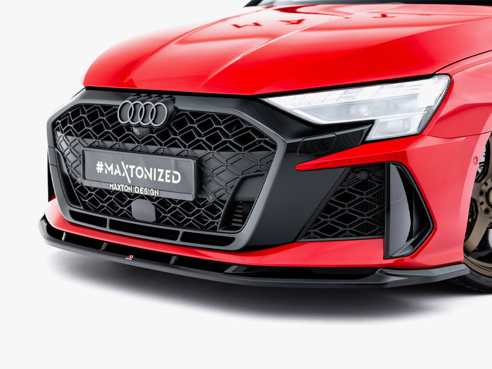Front Splitter V.1 compatible with Audi RS 3 Sedan 8Y Facelift