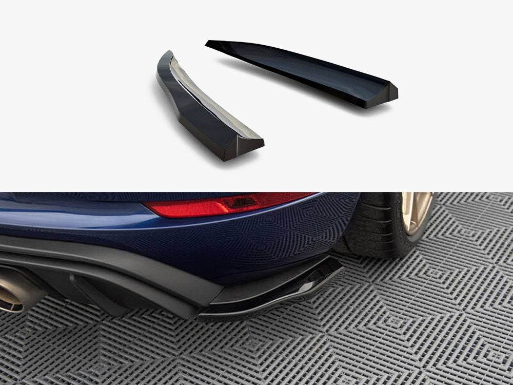 Rear Side Splitters compatible with Porsche 718 Cayman GT4 RS 982c