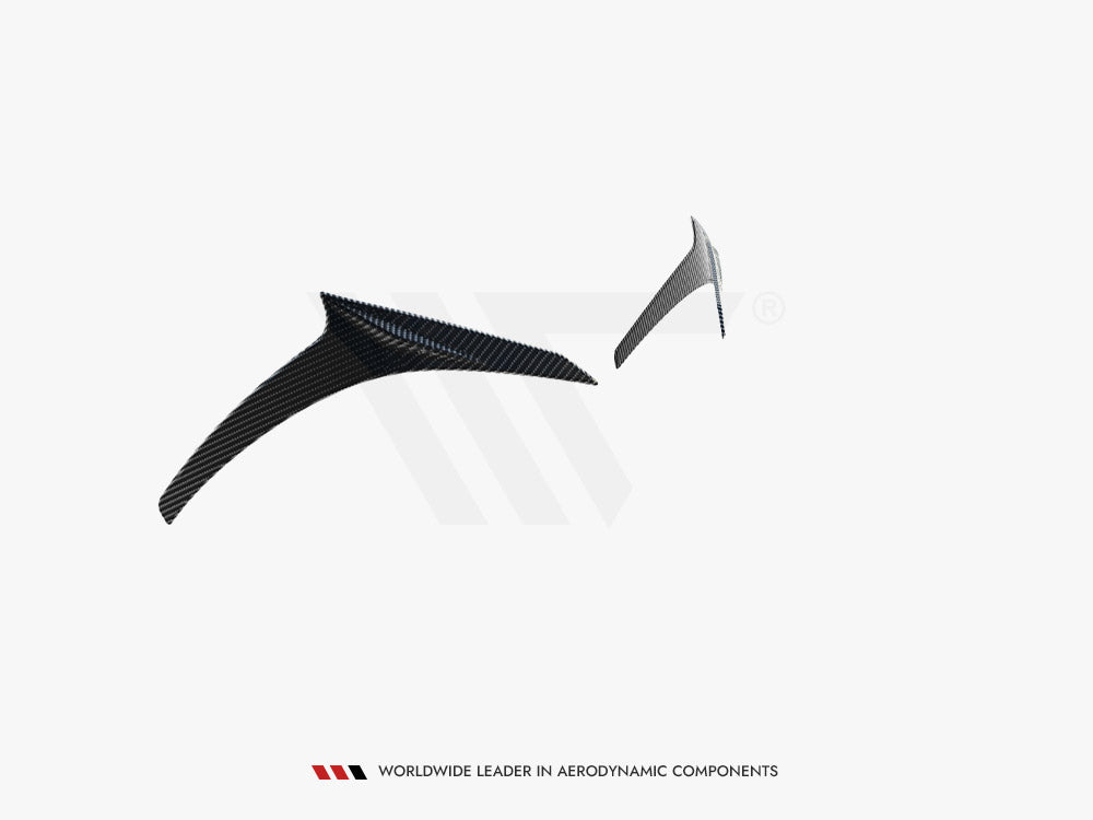 Prepreg Front Bumper Carbon Canards compatible with Mercedes-AMG GT 63 / 55 / 63 S E Performance C192