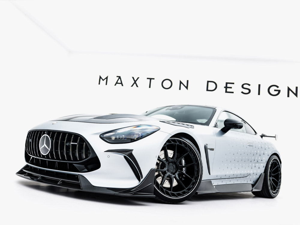 Prepreg Front Bumper Carbon Canards compatible with Mercedes-AMG GT 63 / 55 / 63 S E Performance C192