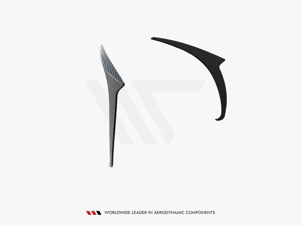 Prepreg Rear Bumper Carbon Canards compatible with Mercedes-AMG GT 63 / 55 / 63 S E Performance C192