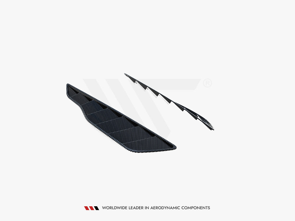 Prepreg Carbon Front Fender Side Vents compatible with Mercedes-AMG GT 63 / 55 / 63 S E Performance C192
