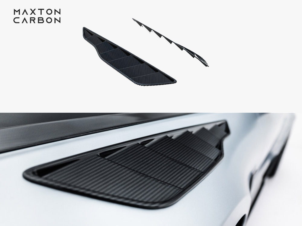 Prepreg Carbon Front Fender Side Vents compatible with Mercedes-AMG GT 63 / 55 / 63 S E Performance C192