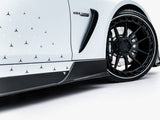 Prepreg Carbon Fiber Side Skirts compatible with Mercedes-AMG GT 63 / 55 / 63 S E Performance C192