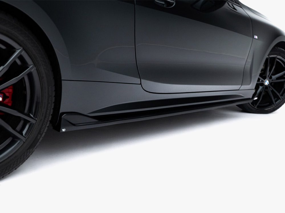 Side Skirts Diffusers V.2 compatible with BMW 4 M-Pack / M440i G22 / G23 / G22 Facelift / G23 Facelift