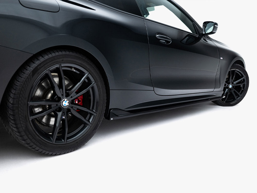 Side Skirts Diffusers V.2 compatible with BMW 4 M-Pack / M440i G22 / G23 / G22 Facelift / G23 Facelift