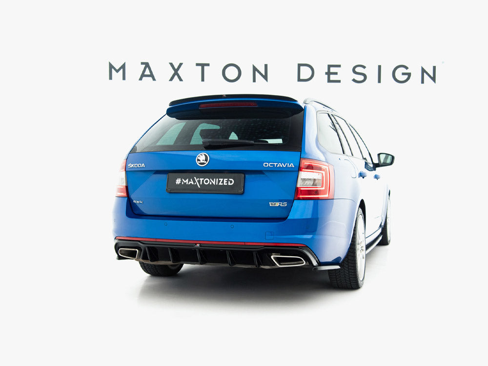 Rear Valance V.2 compatible with Skoda Octavia RS Mk3 / Mk3 FL Hatchback / Estate (Diesel)