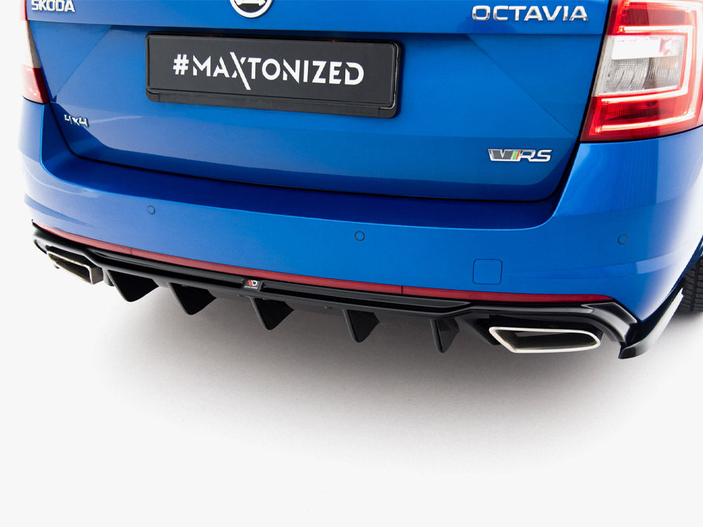 Rear Valance V.2 compatible with Skoda Octavia RS Mk3 / Mk3 FL Hatchback / Estate (Diesel)