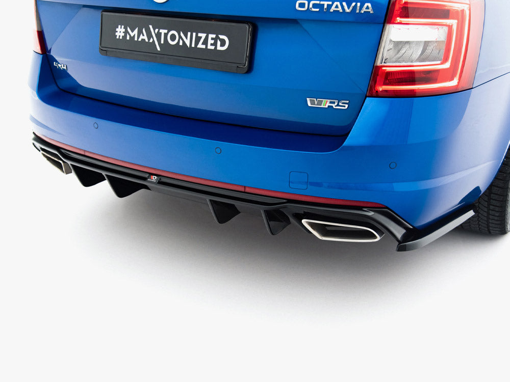 Rear Valance V.2 compatible with Skoda Octavia RS Mk3 / Mk3 FL Hatchback / Estate (Diesel)