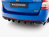 Rear Valance V.2 compatible with Skoda Octavia RS Mk3 / Mk3 FL Hatchback / Estate (Petrol)