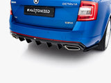 Rear Valance V.2 compatible with Skoda Octavia RS Mk3 / Mk3 FL Hatchback / Estate (Petrol)