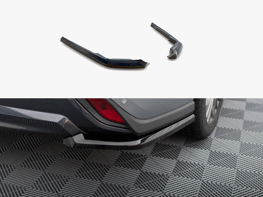 Rear Side Splitters compatible with Toyota Highlander Mk4
