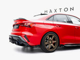 Rear Splitter (Vertical Bars) V.2 compatible with Audi RS 3 Sedan 8Y Facelift