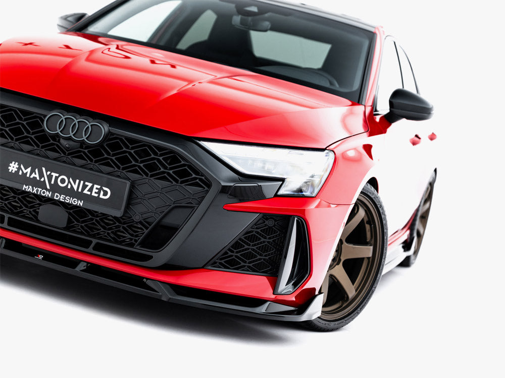 Front Splitter V.3 compatible with Audi RS 3 Sedan 8Y Facelift
