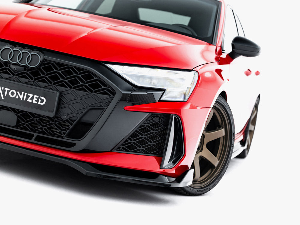 Front Splitter V.2 compatible with Audi RS 3 Sedan 8Y Facelift